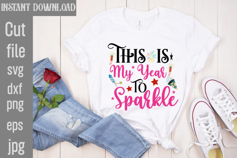 Happy New Year 2024 T-shirt Bundle,20 Designs,Happy New Year 2024 SVG Bundle,New Years SVG Bundle, New Year’s Eve Quote, Cheers 2024 Saying,