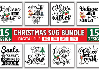 Christmas Bundle, Christmas svg Bundle, Christmas saying svg, Christmas clip art, cricut, silhouette cut file, funny Christmas svg Bundle