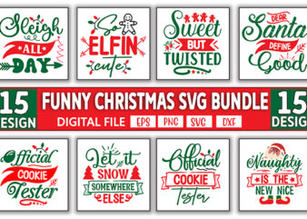 funny Christmas Bundle, Christmas svg Bundle, Christmas saying svg, Christmas clip art, cricut, silhouette cut file, Christmas svg Bundle