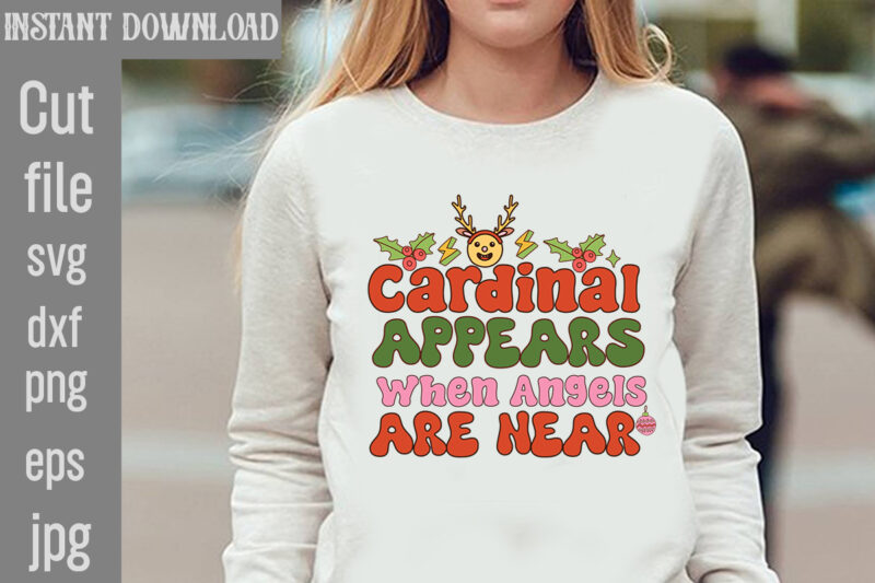 Retro Christmas T-shirt Bundle,20 Designs,on Sell Design,Big Sell Design,Png Bundle,Christmas T-shirt Designs