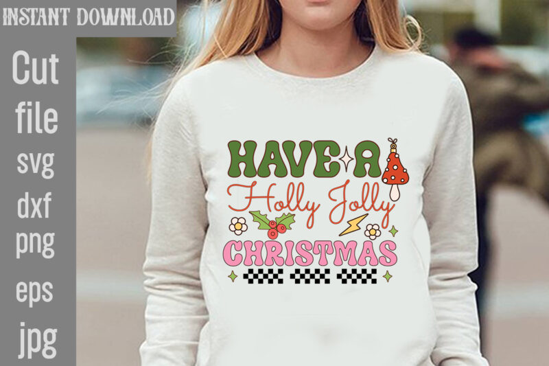 Retro Christmas T-shirt Bundle,20 Designs,on Sell Design,Big Sell Design,Png Bundle,Christmas T-shirt Designs