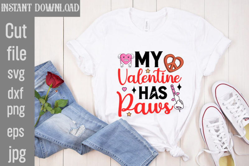 Valentine’s day t-shirt design bundle, happy valentine’s day t-shirt design, valentine svg bundle, valentine’s day sublimation png, love