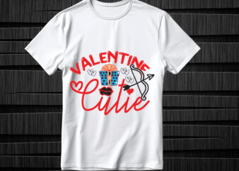 Valentine Cutie SVG design, Valentines svg bundle design, Valentines Day Svg design, Happy valentine svg design, Love Svg design, Heart sv