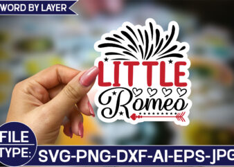 LITTLE ROMEO Sticker SVG Design