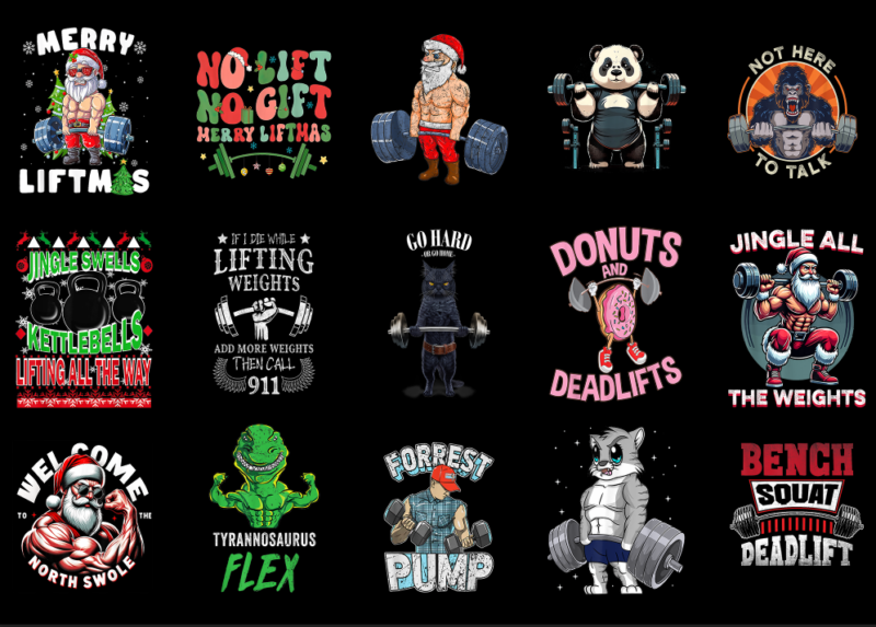 15 Weightlifting Shirt Designs Bundle For Commercial Use Part 10, Weightlifting T-shirt, Weightlifting png file, Weightlifting digital file