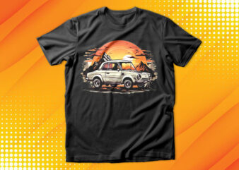 Monster Truck sunset T-Shirt