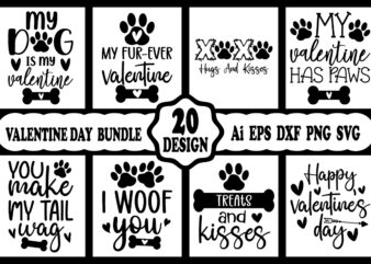 Dog Bandana svg Bundle, Valentine’s Day Dog Bandana svg, Valentine’s Day svg, Dog valentine svg, Dog Life svg, dog valentine quotes, Dog t shirt vector illustration