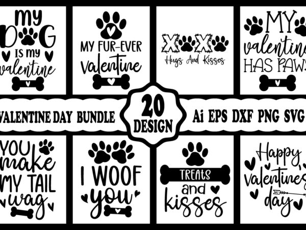 Dog bandana svg bundle, valentine’s day dog bandana svg, valentine’s day svg, dog valentine svg, dog life svg, dog valentine quotes, dog t shirt vector illustration