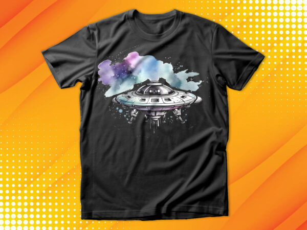 Alien spaceship t-shirt