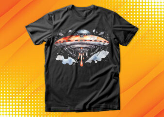 Alien Spaceship T-Shirt