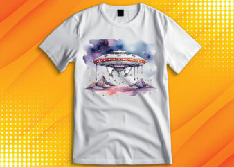 Alien Spaceship T-Shirt