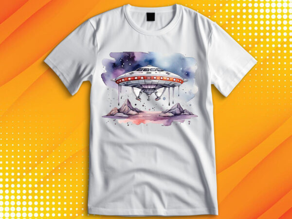 Alien spaceship t-shirt