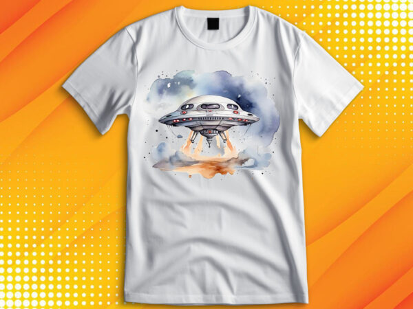 Alien spaceship t-shirt