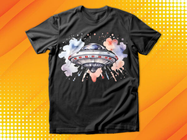 Alien spaceship t-shirt