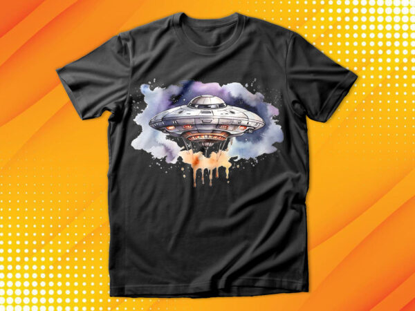 Alien spaceship t-shirt