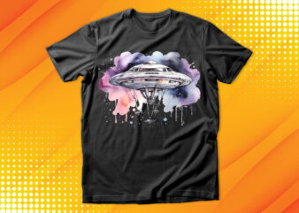 Alien Spaceship T-Shirt