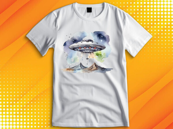 Alien spaceship t-shirt