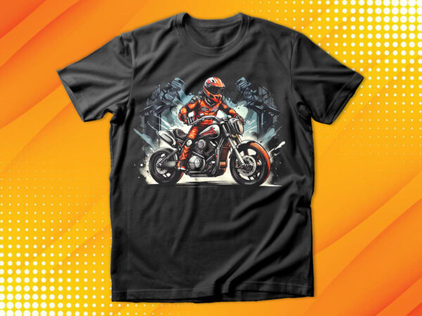Motorcycle rider t-shirt