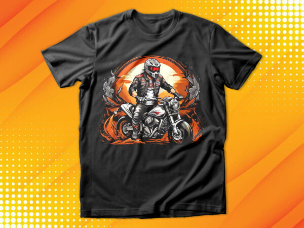 Motorcycle rider t-shirt