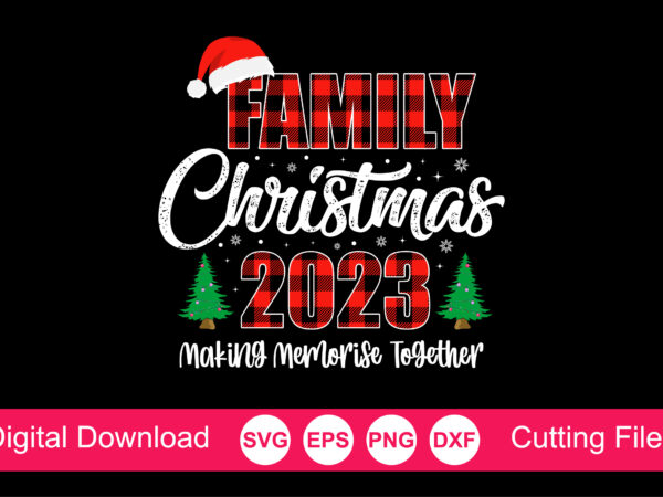 Family christmas 2023 t-shirt for sale