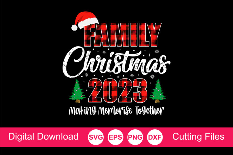 Family Christmas 2023 T-Shirt for sale