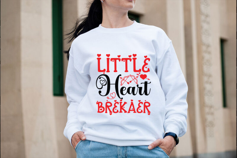 Little Heart Brekaer. SVG design, Valentines svg bundle design, Valentines Day Svg design, Happy valentine svg design, Love Svg design, He