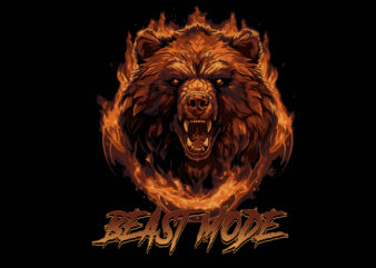 Beast Mode Gym t shirt template