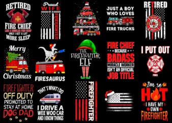 15 Fireman Shirt Designs Bundle For Commercial Use Part 2, Fireman T-shirt, Fireman png file, Fireman digital file, Fireman gift, Fireman do