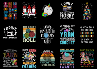 15 Knitting Shirt Designs Bundle For Commercial Use Part 2, Knitting T-shirt, Knitting png file, Knitting digital file, Knitting gift, Knitt
