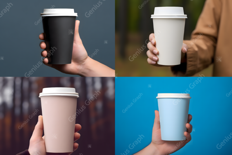 Paper Coffee Cup Mockup Bundle