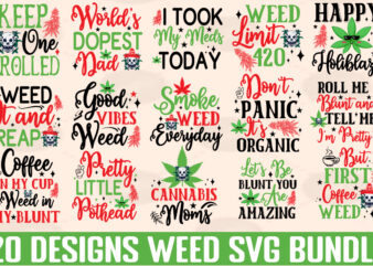 Weed T-shirt Bundle,20 Designs,Weed SVG Bundle,Cannabis SVG Bundle,Cannabis Sublimation PNG,Weed SVG Bundle, Marijuana SVG Bundle, Cannabis