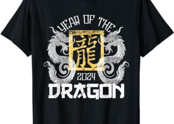 2024 Year Of The Dragon Chinese Zodiac Chinese New Year T-Shirt