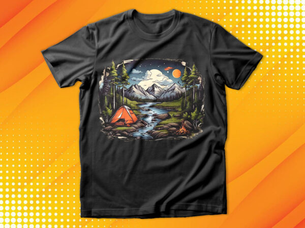 Mountain river t-shirt
