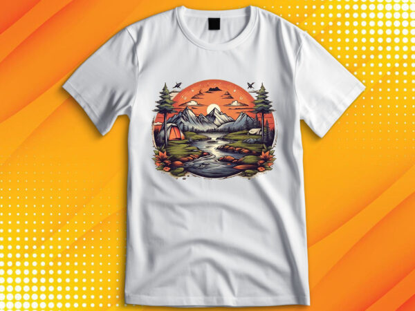 Mountain river t-shirt