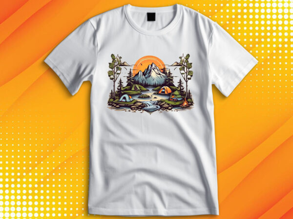 Mountain river t-shirt