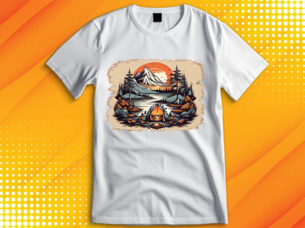 Mountain river t-shirt