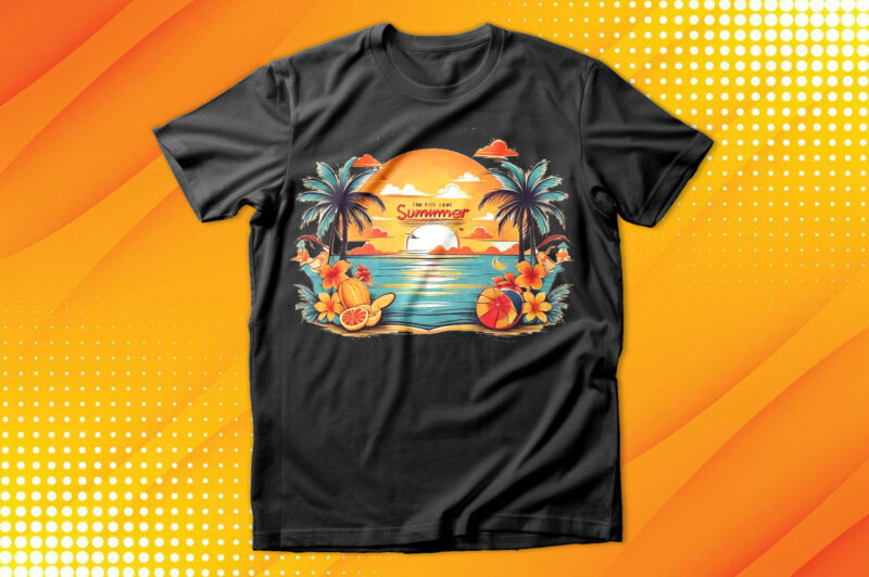 Summer Sunset Beach T-Shirt