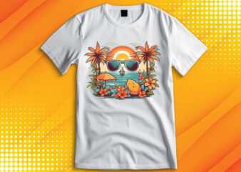 Summer Sunset Beach T-Shirt