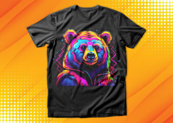 Neon Bear T-Shirt