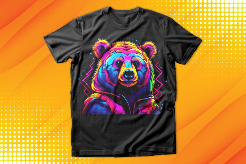 Neon Bear T-Shirt