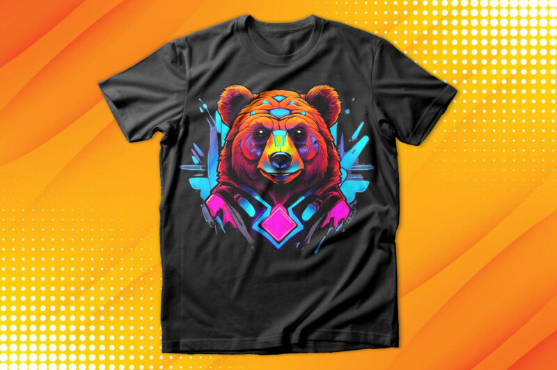 Neon Bear T-Shirt