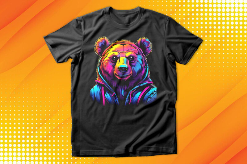 Neon Bear T-Shirt