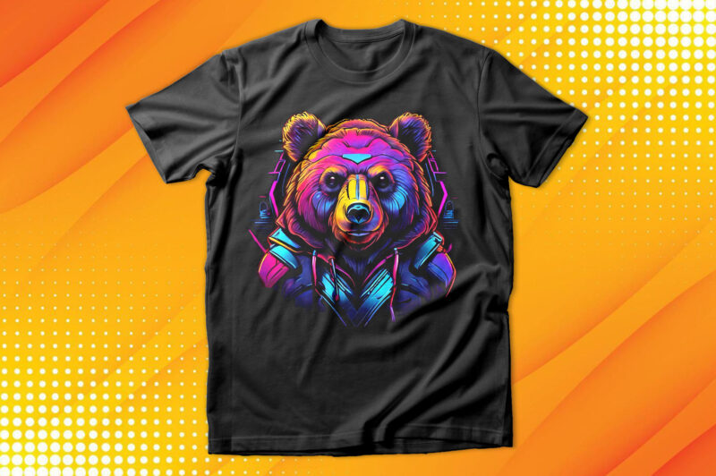 Neon Bear T-Shirt