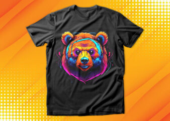 Neon Bear T-Shirt