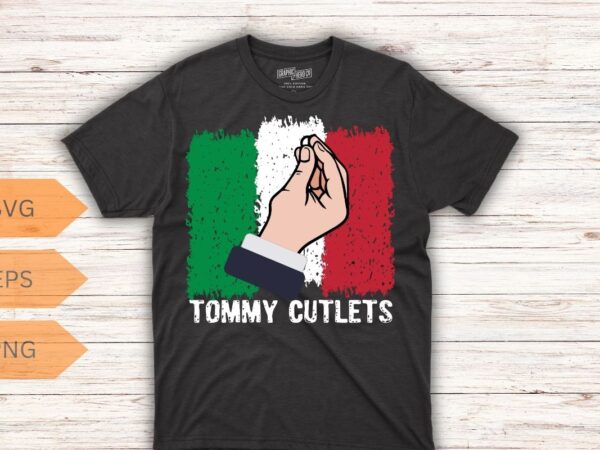 Ny italian hand gesture tommy cutlets football quarterback t-shirt design vector,love italy italia, cool vintage italy pride design, italian