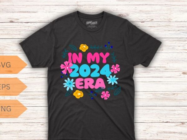In my 2024 era happy new years mirror disco ball 2024 t-shirt design vector, era, years, mirror, disco, ball, happy, t-shirt