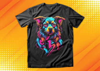 Neon Dog T-Shirt