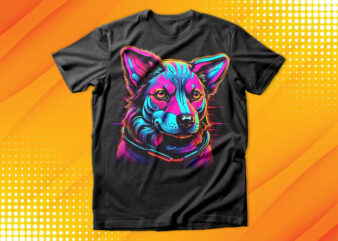 Neon Dog T-Shirt