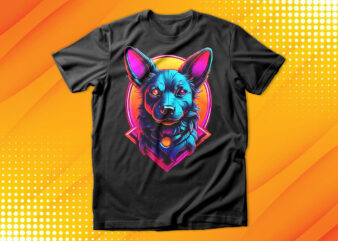 Neon Dog T-Shirt