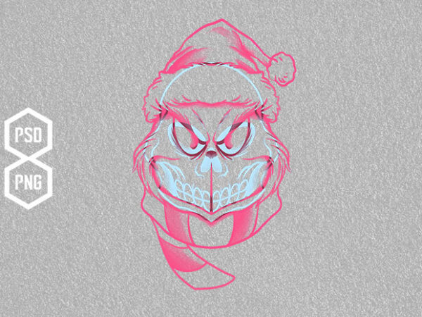Anaglyph grinch t shirt vector